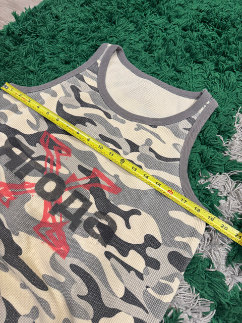 GV Gallery Raspberry Hills Waffle Snow Tank Snow Camo Sz XL