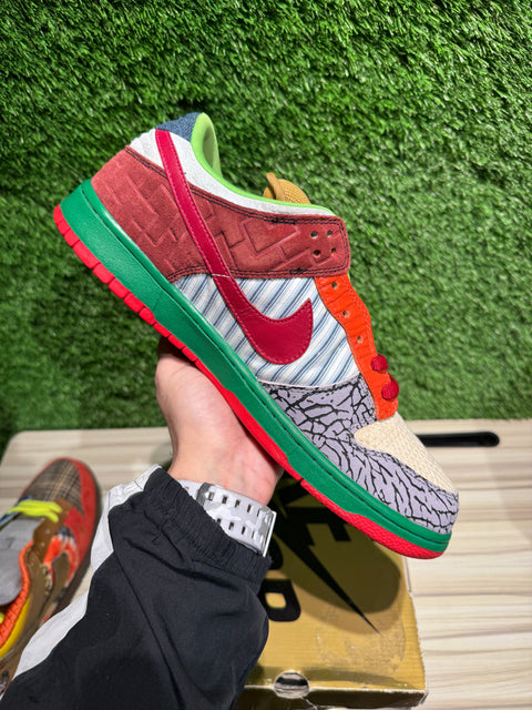 Nike SB Dunk Low What the Dunk Sz 12