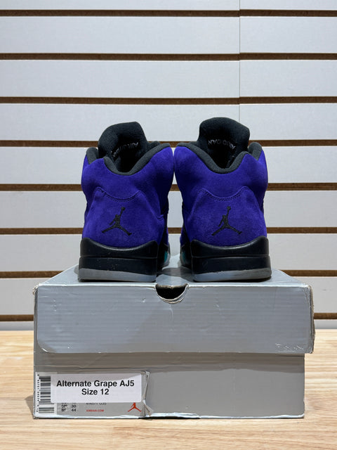 Jordan 5 Retro Alternate Grape Sz 12