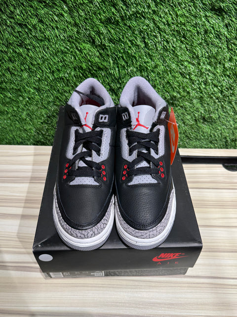 Jordan 3 Retro Black Cement (2024) (GS) Sz 5.5Y