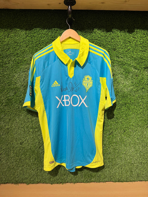 NWT Signed Adidas Alternate Sounders Jersey Sz L