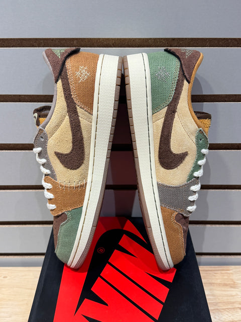 Jordan 1 Retro Low OG Zion Williamson Voodoo Sz 10