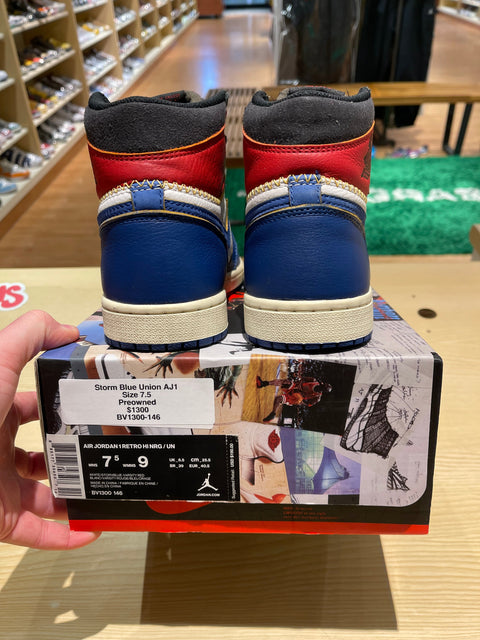 Jordan 1 Retro High Union Los Angeles Blue Toe