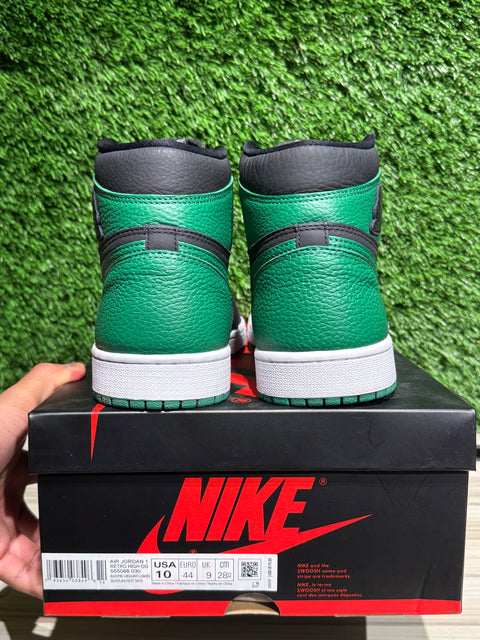 Jordan 1 Retro High Pine Green Black Sz 10M