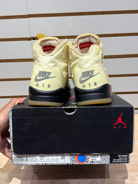 Jordan 5 Retro Off-White Sail Sz 11M
