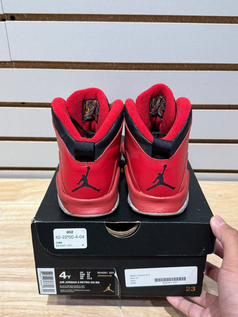 Jordan 10 Retro Bulls Over Broadway Sz 4Y/5.5W