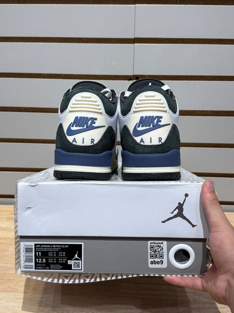 Jordan 3 Retro OG SP A Ma Maniére Diffused Blue Sz 11