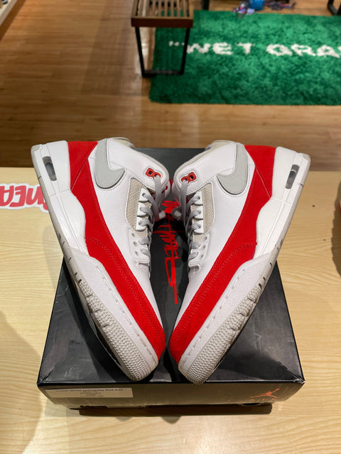 Jordan 3 Retro Tinker White University Red