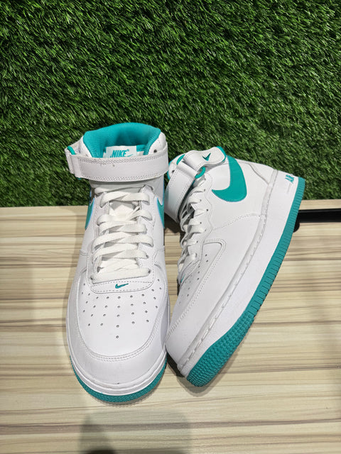 Nike Air Force 1 Mid '07 Clear Jade Sz 10.5