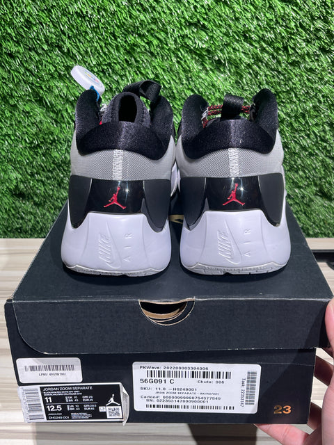 Jordan Zoom Separate Black Sky Grey Red Sz 11M