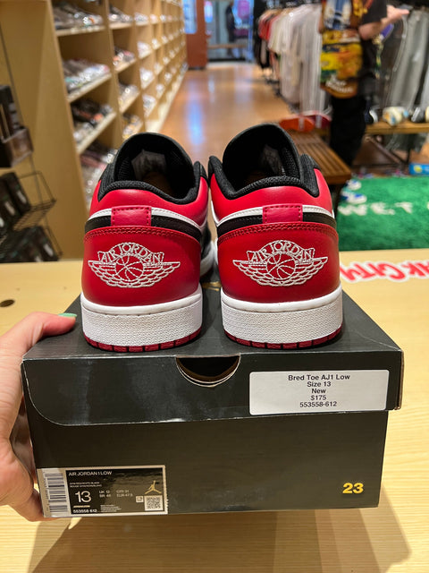 Jordan 1 Low Bred Toe