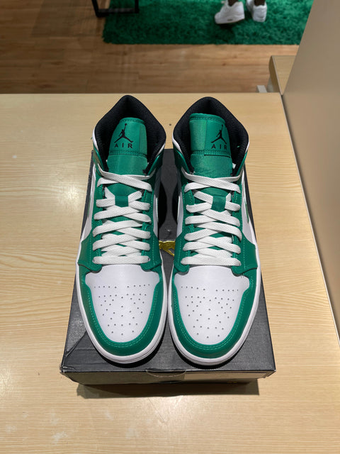 Jordan 1 Mid Lucky Green