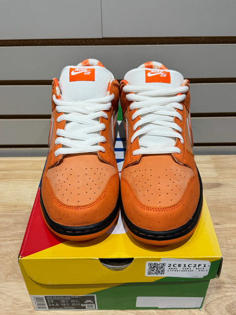 Nike SB Dunk Low Concepts Orange Lobster Sz 13