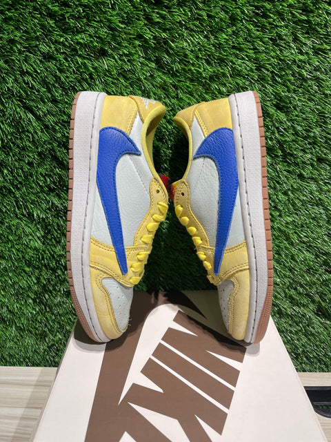 Jordan 1 Retro Low OG SP Travis Scott Canary (Women's) Sz 4M/5.5W