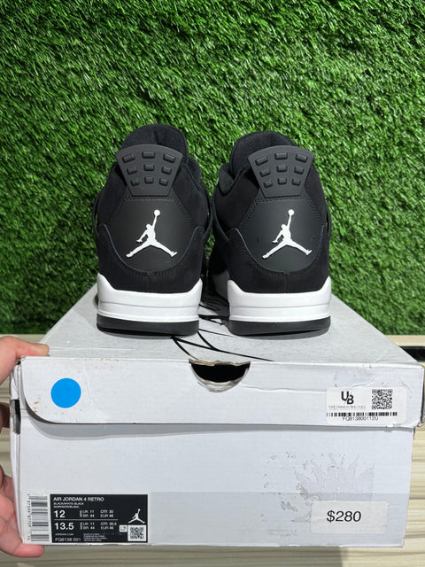 Jordan 4 Retro White Thunder Sz 12
