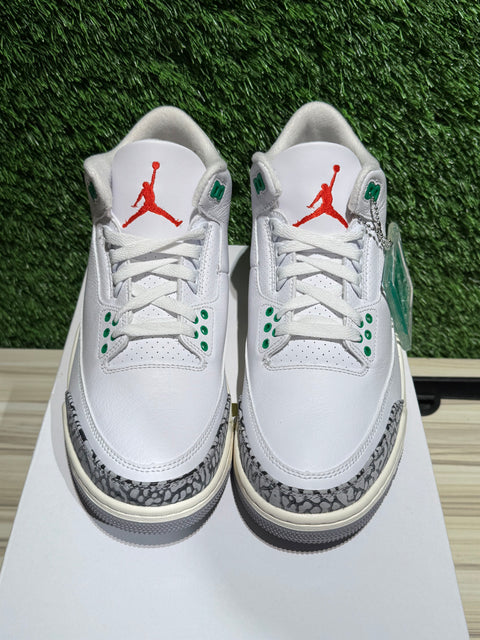 Jordan 3 Retro Lucky Green (Women's) Sz 8.5