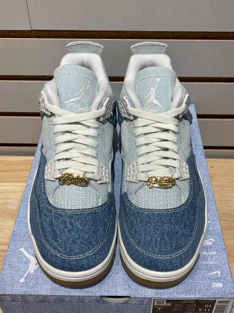 Jordan 4 Retro TEX Denim Worn Blue (Women's) Sz 10