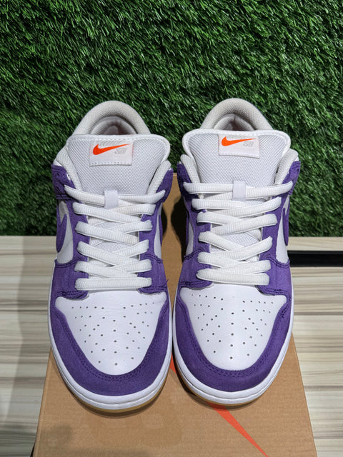 Nike SB Dunk Low Pro ISO Orange Label Court Purple Sz 9