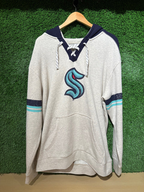 NWT Official Licensed NHL Seattle Kraken Rugby Sweatshirt Sz XL