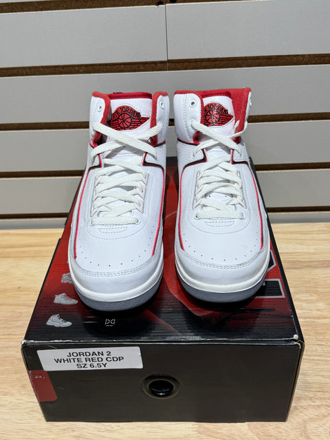 Jordan 2 Retro White Red CDP (2008) (GS) Sz 6.5Y