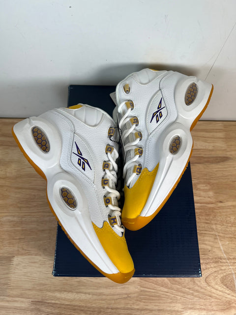 Reebok Question Mid Yellow Toe