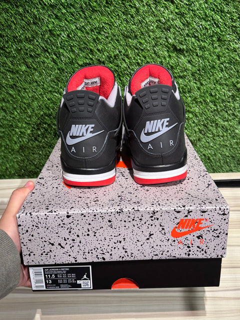 Jordan 4 Retro Bred Reimagined Sz 11.5