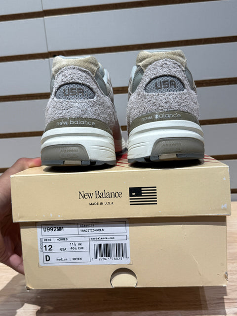 New Balance 992 MiUSA Teddy Santis Moonrock Mushroom Sz 12