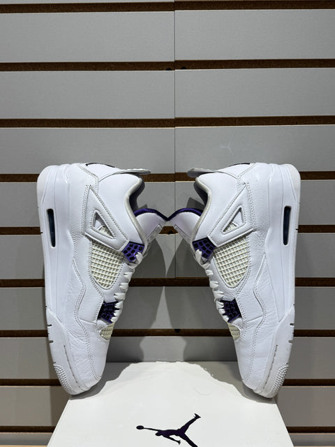 Jordan 4 Retro Metallic Purple Sz 10