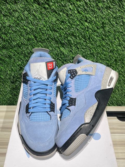 Jordan 4 Retro University Blue Sz 9.5M