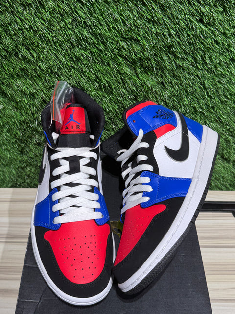 Jordan 1 Mid Top 3 Sz 8M