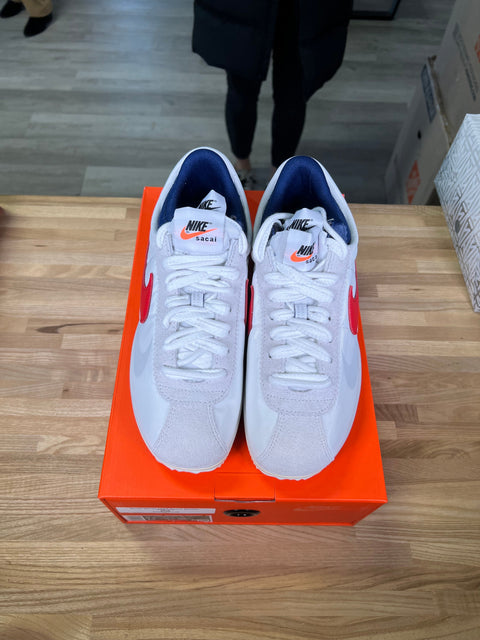 Nike Zoom Cortez SP sacai White University Red Blue