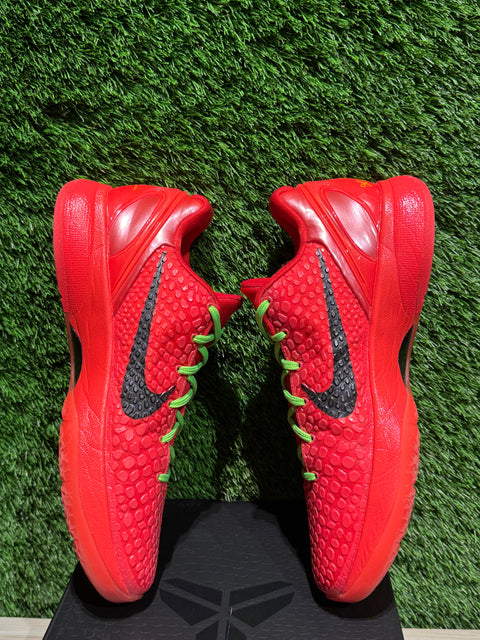 Nike Kobe 6 Protro Reverse Grinch Sz 10.5