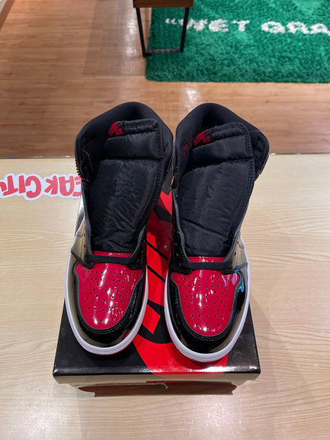 Jordan 1 Crib Bootie Bred Patent (I)