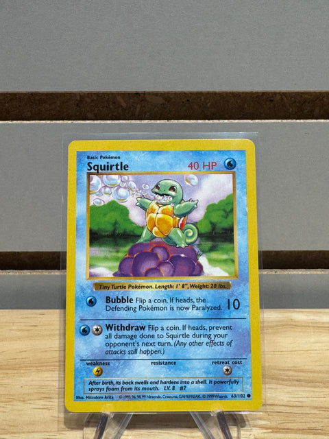 Pokémon Squirtle - Base Set (Shadowless) (BSS)
