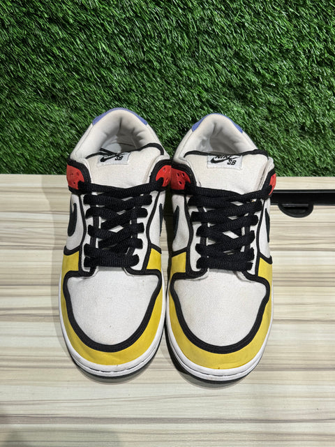 Nike SB Dunk Low Piet Mondrian Sz 10M.