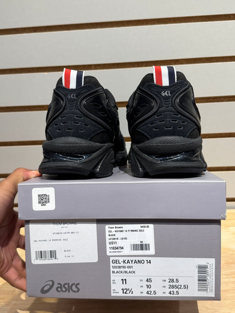 ASICS Gel-Kayano 14 Thom Browne Black Sz 11