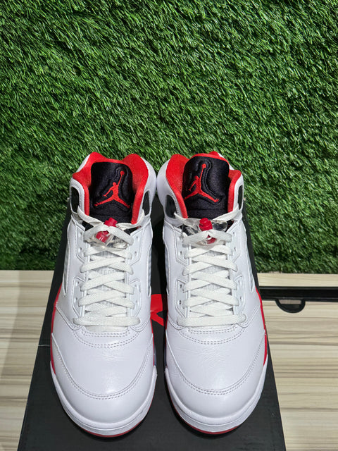 Jordan 5 Retro Fire Red Black Tongue (2025) Sz 8M