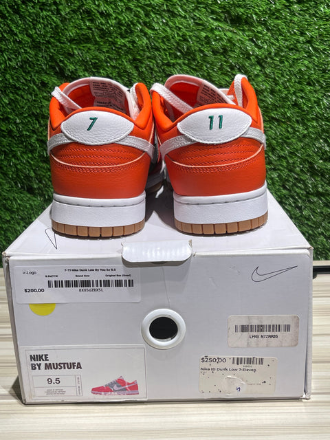 7-11 Nike Dunk Low By You Sz 9.5