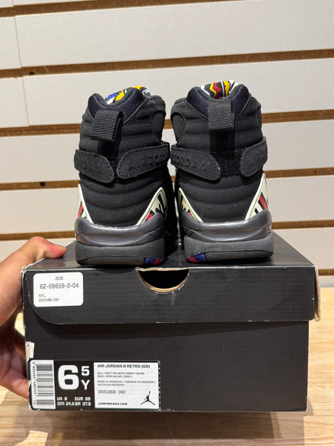 Jordan 8 Retro Playoffs (2013) (GS) Sz 6.5Y