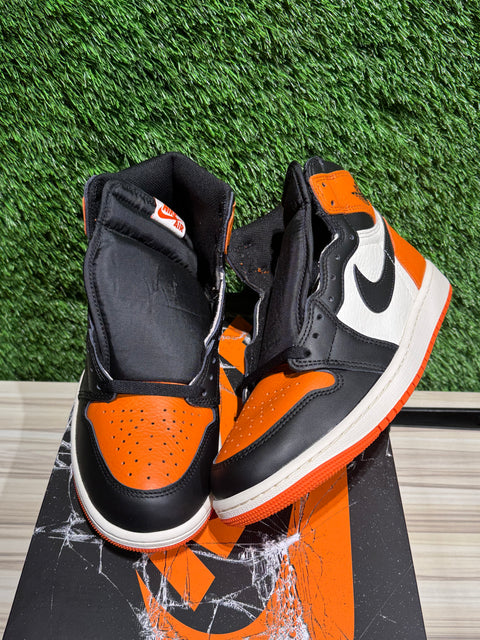 Jordan 1 Retro High OG Shattered Backboard (2025) Sz 9M.