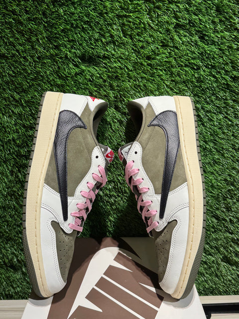 Jordan 1 Retro Low OG SP Travis Scott Medium Olive Sz 12