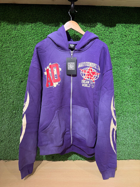 Awoken Dreams Dream Dept. Purple Zip Up