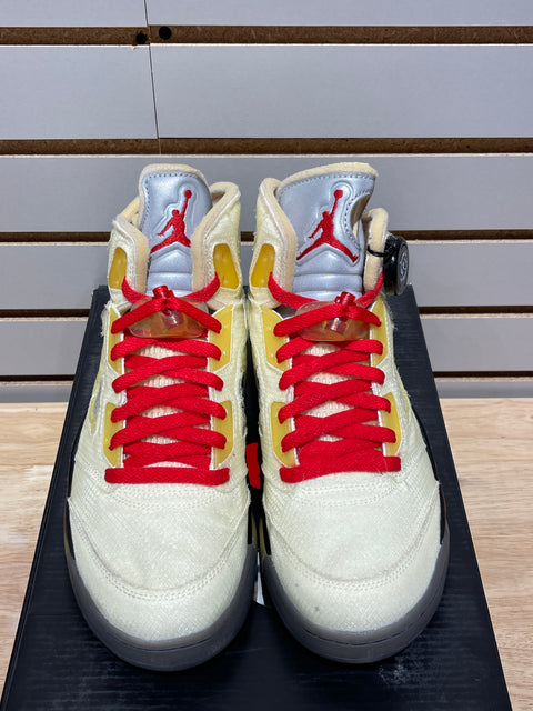 Jordan 5 Retro Off-White Sail Sz 9.5