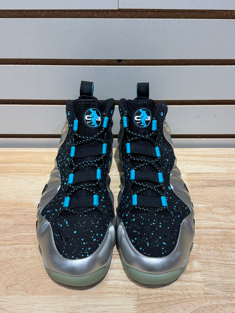Nike Barkley Posite Max Metallic Silver Gamma Blue Sz 10