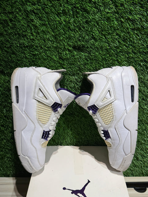 Jordan 4 Retro Metallic Purple Sz 9.5