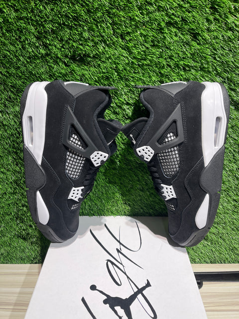 Jordan 4 Retro White Thunder s 9.5