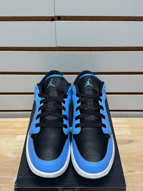 Jordan 1 Low University Blue Black (GS) Sz 7Y