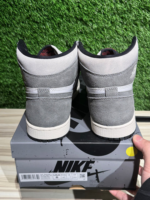Jordan 1 Retro High OG Washed Black Sz 8M