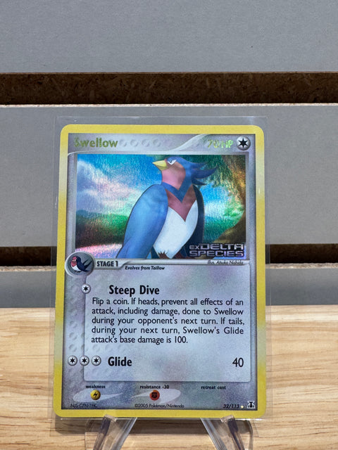 Swellow 32/113 Pokemon ex Delta Species (Reverse Holo)(Stamped)