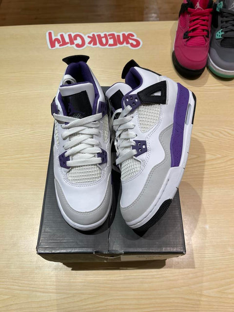 DS 2012 Violet Air Jordan 4 Sz 4Y/5.5W